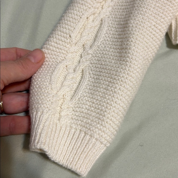 Tommy Bahama Cream Cardigan with Red Floral Embroidery - Picture 5 of 8